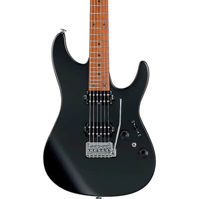 Ibanez AZ2402 BKF Prestige Electric Guitar. Black Flat with Case image 1