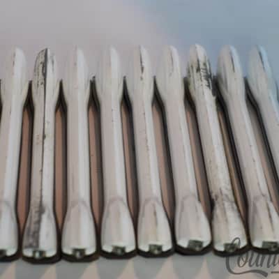 *Premier 10x Bass Drum Lugs White Powder-Coated Vintage 80s +Isolation Gaskets* - Excellent / 6.95/24.95 image 2