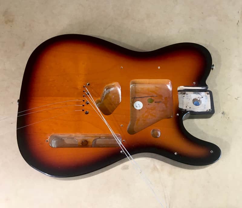 1997 Fender Nashville Classic Tele Body Solid Alder Sunburst Relic Deluxe Rare! image 1