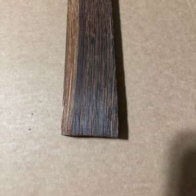 NOS 1970s Wenge Guitar Neck Blank - Pre-Shaped with Headstock & Tuning Holes Kurokumo Japan 27 7/8” x 4 1/4” x 1 1/16” image 3