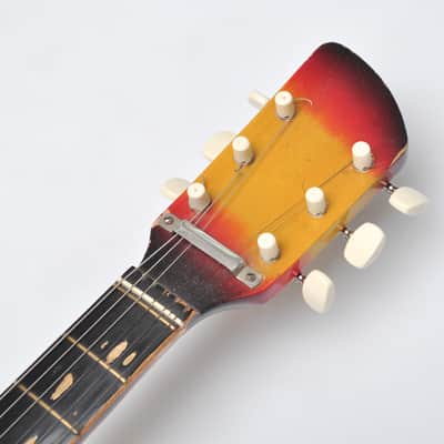 Orpheus 60s Orfeus Vintage Cutaway Jazz Archtop Acoustic Guitar Sunbirst image 8