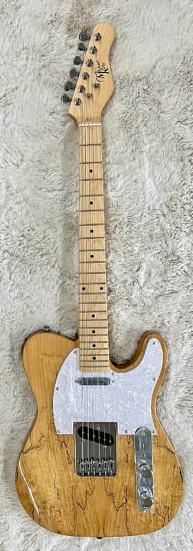 Michael Kelly Model MK53SSPMRO 1953 T-Style Electric Guitar, Spalted Maple image 1