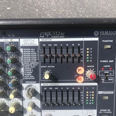 Yamaha EMX512SC Powered Mixer-500W + 500W stereo output with 12-channel mic/line mixing. Sale Benefits Music Education Nonprofit! image 2