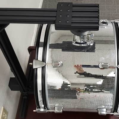 KISS Mirrorball Double Sided Rotating Bass Drum w/ Multi-Color Internal Lighting + Remote Control image 11