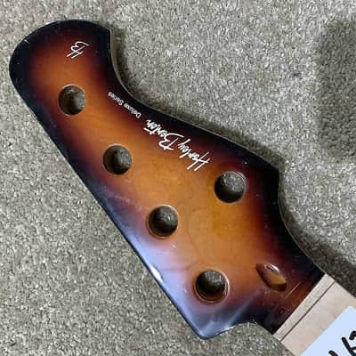 Harley Benton 5 String Bass Maple Wood Neck and 20 Frets Rosewood Fingerboard Fretboard image 7