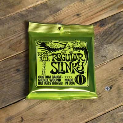 Ernie Ball P02221 Regular Slinky Guitar Strings 10-46 image 1