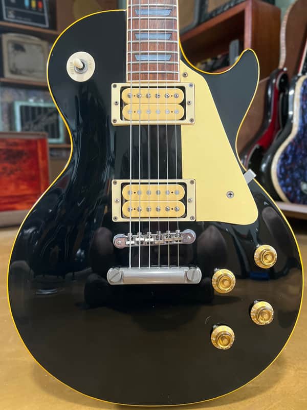1980s Greco Super Real – Black – Original Maxon Pickups – Fujigen Japan – 8.09 lbs w/ Hardshell Case image 1