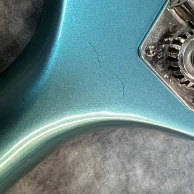 1976 Gibson Thunderbird Bass - Aged Pelham Blue Restoration image 11