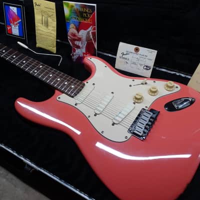 Fender Strat Plus Deluxe-1989 - Dusty Rose- RARE RARE Finish--with Rosewood- Wilkinson Nut- TBX- Lace Sensors- image 14