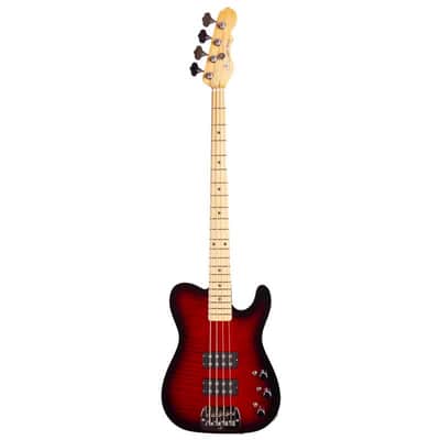 G&L USA ASAT Bass HH with Swamp Ash Body, #8 Maple Neck 2016 - Honeyburst image 1