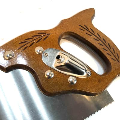 Electric musical saw tenor singing saw with case bow and instructions The Electric Mayhem.  2021 Wood image 1