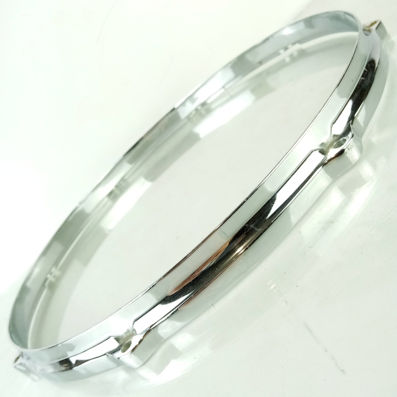 Gretsch 14" 50s Die-Cast Chrome Snare Drum/Floor Tom Batter Rim/Hoop Broadkaster — main photograph