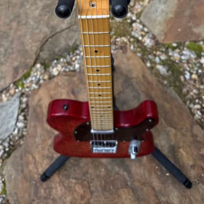 Jay Turser Paisley Tele 2000s - Red with Paisley Top image 3