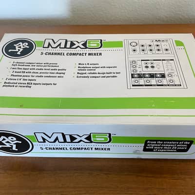 Mackie Mix5 5-Channel Compact Mixer 2015 - Present - Black image 5
