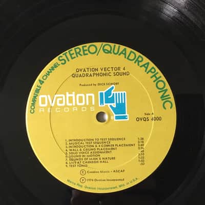 Ovation/Sansui QS Quadraphonic Test Record image 10