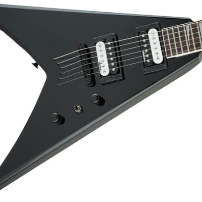 Jackson Model JS32T King V Body Style Electric Guitar Gloss Black Finish image 2