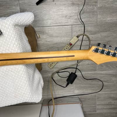 Left Handed, Rare, Vintage Samick Strat-style Electric guitar, made in Korea. image 7