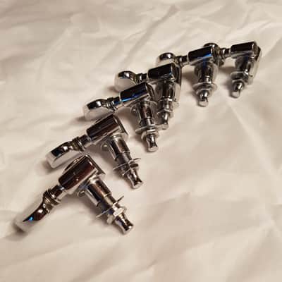 Grover 6 in-line PAF Pat Pend “Milk Bottle” Rotomatic tuners 1960s Fender Strat Gibson Firebird image 3