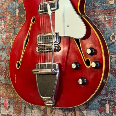 1967 Fender Coronado II with Tremolo, Rosewood Fretboard - Candy Apple Red image 3