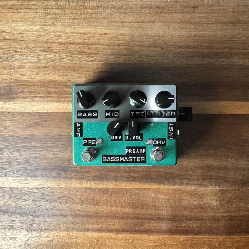 Shin's Music Bass Master Bass Preamp - Candy Green image 1