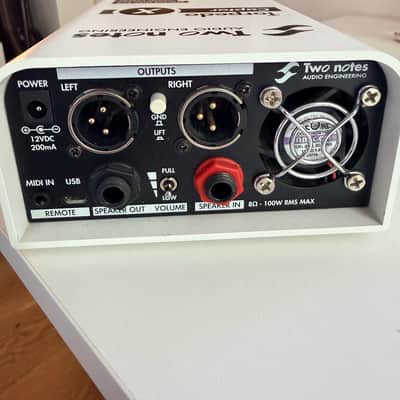 Two Notes Torpedo Captor X 8ohm Stereo Reactive Load Box / Attenuator 2020 - White image 4