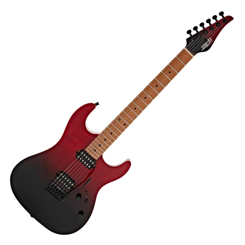 Jet JS-1000 Vulcano 1000 Series Mahogany Solid Flamed Maple Top Body Canadian Roasted Maple Neck 6-String Electric Guitar image 1