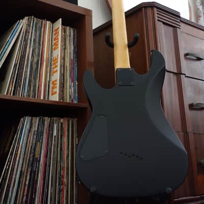Schecter Diamond Series Black Hawk  Matte Black image 6
