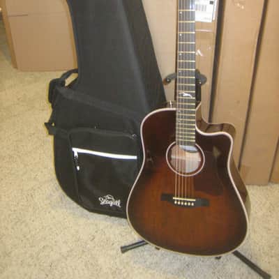 Seagull Peppino Signature CW Bourbon Burst Anthem  --repaired-- image 3