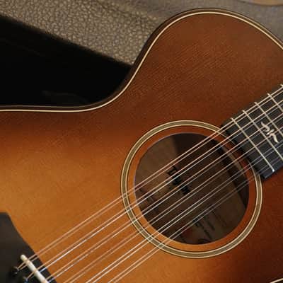 2021 Taylor Builder's Edition 652ce 12-String Acoustic Guitar Wild Honey Burst + OHSC image 3