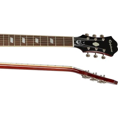 Epiphone Riviera Semi-Hollow Guitar w/ Mini Humbucker Pickups - Royal Tan image 8