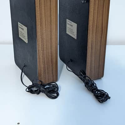 ​Grundig Flach-Box 180 Vintage Flat Wall Speakers Pair (1970s Germany) - Wood & Metal Grille image 7