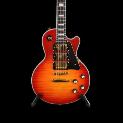 Brandon’s Custom Shop Single Cut 3 Pickup - Cherry Sunburst image 2