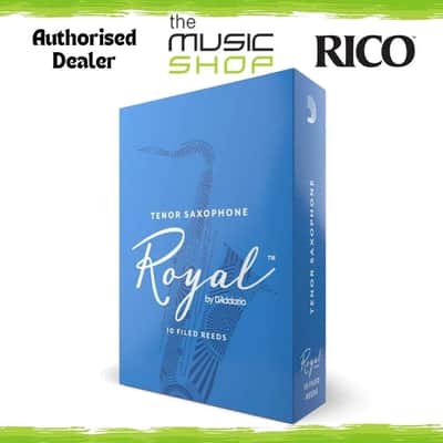 Royal by D'Addario Tenor Saxophone (Sax) Reeds, 3.5 Strength, Box of 10- RKB1035 image 1