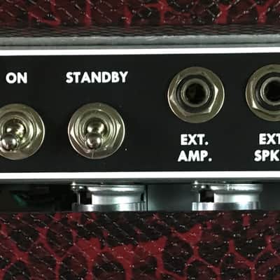 Denver Amp Works BlackFace DeLuxe Reverb Red SnakeSkin image 7