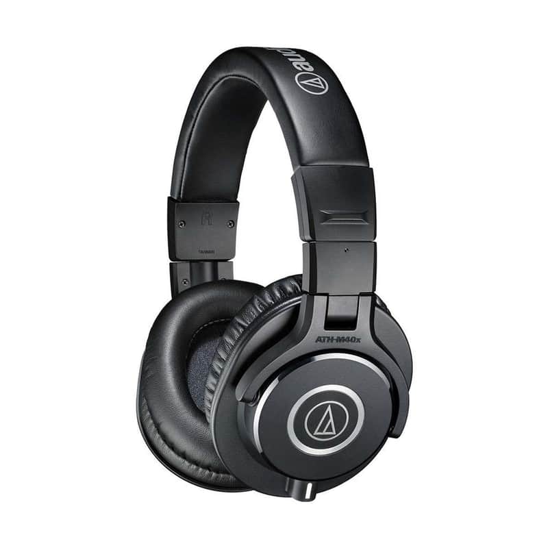 Audio-Technica ATH-M40X Professional Studio Closed-Back Monitor Headphones, Black image 1