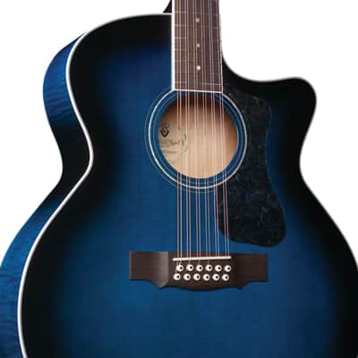 Guild F-2512CE Deluxe - Dark Blue Burst B-Stock image 3