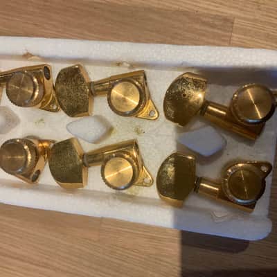 Schaller 3X3 Gold Locking Tuners 1990´s - Gold image 2
