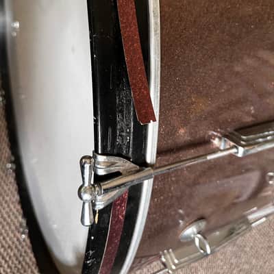 Vintage 1960's Ludwig 30" Marching Bass Drum - NICE! imagen 5