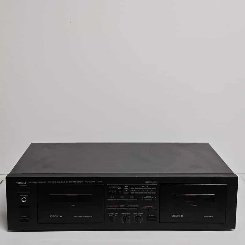 Yamaha KX-W232 Natural Sound Double Cassette Deck - Made in Japan - Tested Works image 1