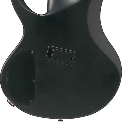 Ibanez BTB605LM Bass Workshop Multi-Scale 5-String Bass Guitar, Rosewood Fingerboard, Black Flat image 3