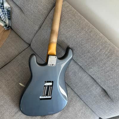 Fender Custom Shop 1960s Stratocaster Partscaster Relic 2020s Charcoal Frost Metallic image 6