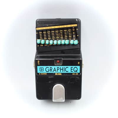 Pearl GE-09 9-Band Graphic EQ Made in Japan Vintage Guitar Effect Pedal 008340 image 2