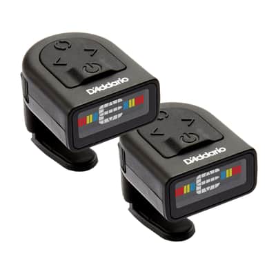 Planet Waves PW-CT-12TP NS Micro Headstock Tuner Twin Pack For Guitar, Bass, More image 1