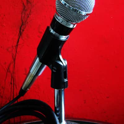 Vintage 1980's Shure 565SD Switchable Cardioid Dynamic Microphone Low Z w accessories 565 565D 566 image 4