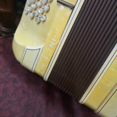 Hohner Morino IV M Piano Accordion w Straps and Case Needs TLC image 8