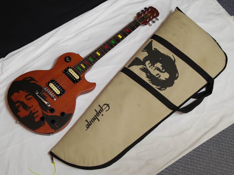 EPIPHONE Bob Marley One Love limited LES PAUL Special electric GUITAR w/ Gig Bag image 1
