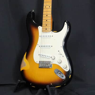 FENDER CUSTOM SHOP 1956 Stratocaster Aged Mod 2-Tone Sunburst [R19519] (07/13) image 9