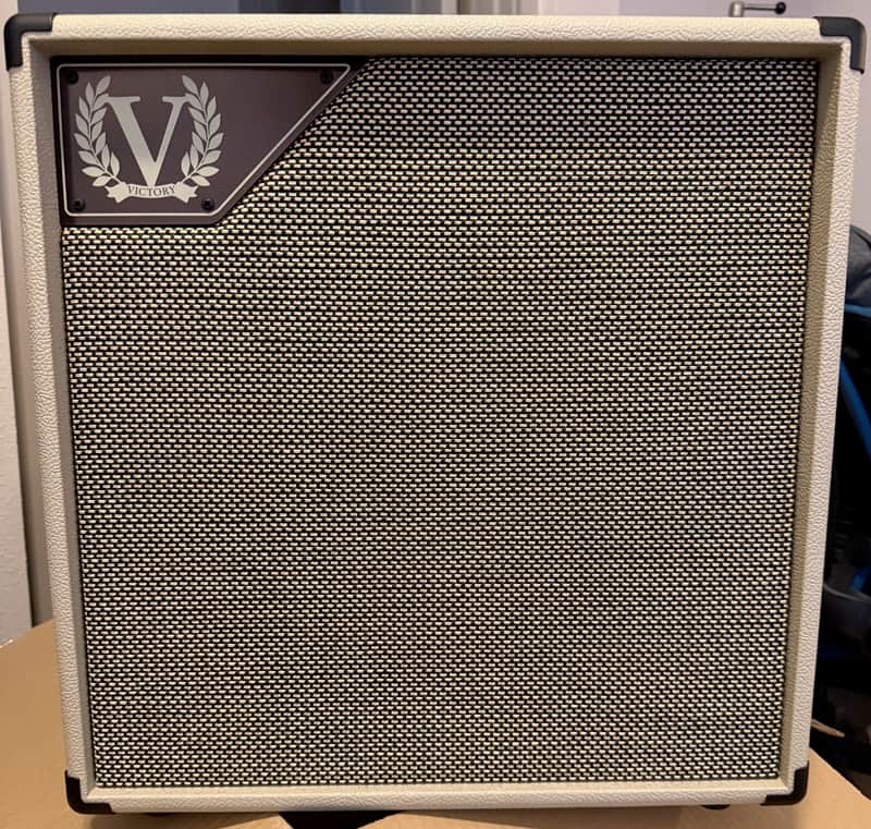 Victory Amps V112-Neo 250-Watt 1x12" Guitar Speaker Cabinet White image 1