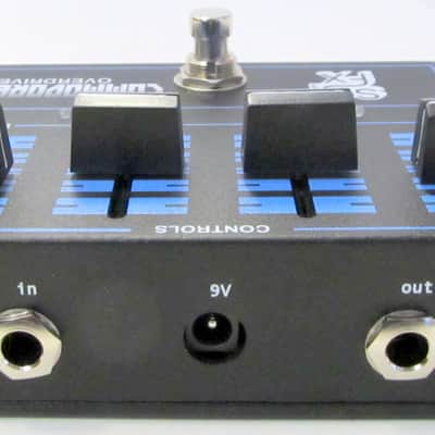 Used SolidGoldFX Commodore Overdrive Black / Blue VGC image 4
