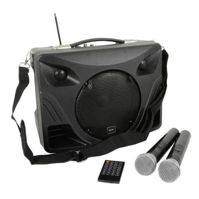 QTX Delta DT 50 Portable Desktop PA with Wireless Mic image 2